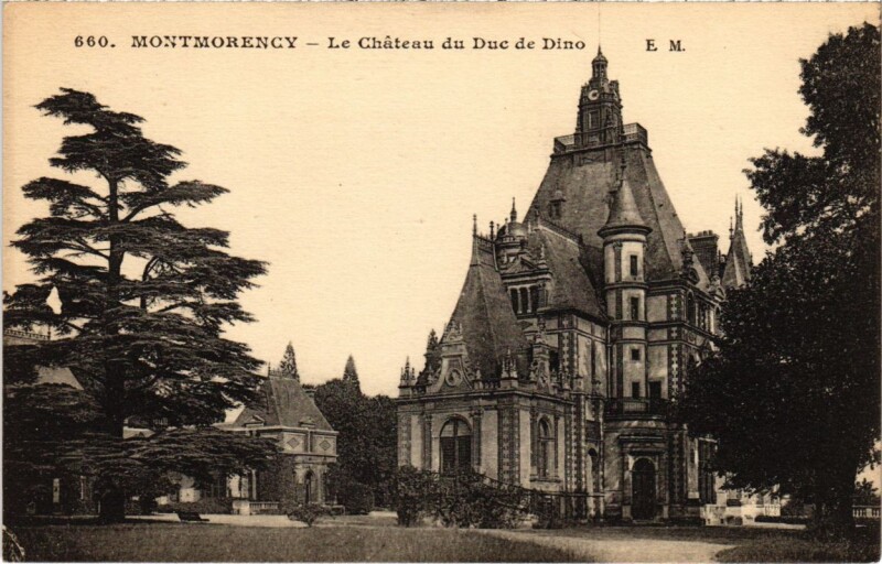 Carte postale ancienne Montmorency - Le Chateau du Duc de Dino à Montmorency