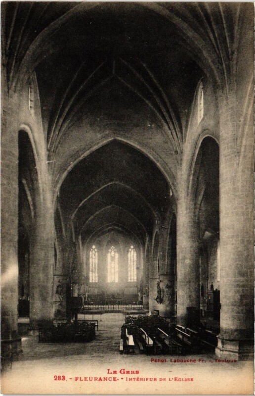 Carte postale ancienne Le Gers - Fleurance à Fleurance