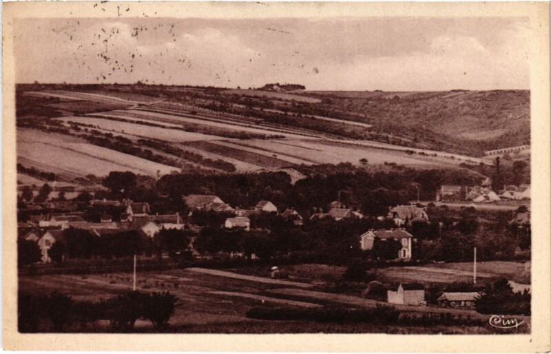 Carte postale ancienne Chablis - Vue générale à Chablis