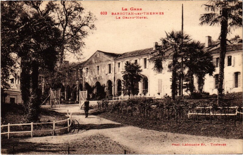 Carte postale ancienne Le Gers - Barbotan-les-Thermes