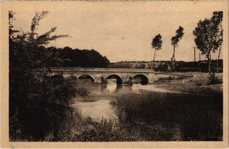 Carte postale ancienne Pacy-sur-Armancon - L'Armancon à Pacy-sur-Armançon