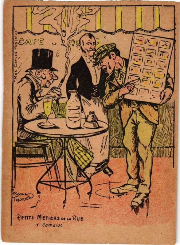 Carte postale ancienne Paris Petits Metiers de la rue Camelot