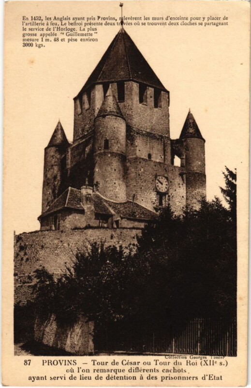 Carte postale ancienne Provins Tour de Cesar à Provins
