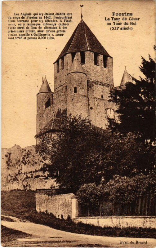 Carte postale ancienne Provins Tour de Cesar à Provins