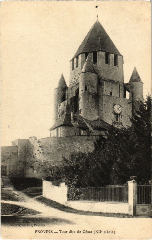 Carte postale ancienne Provins Tour de Cesar à Provins