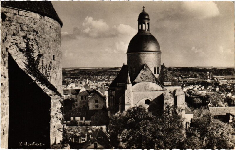 Carte postale ancienne Provins Eglise Saint-Quiriace à Provins