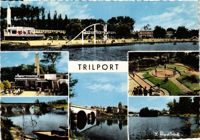 Carte postale ancienne Trilport souvenir à Trilport