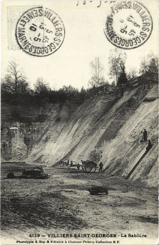Carte postale ancienne Villiers-Saint-Georges La Sabliere à Villiers-Saint-Georges