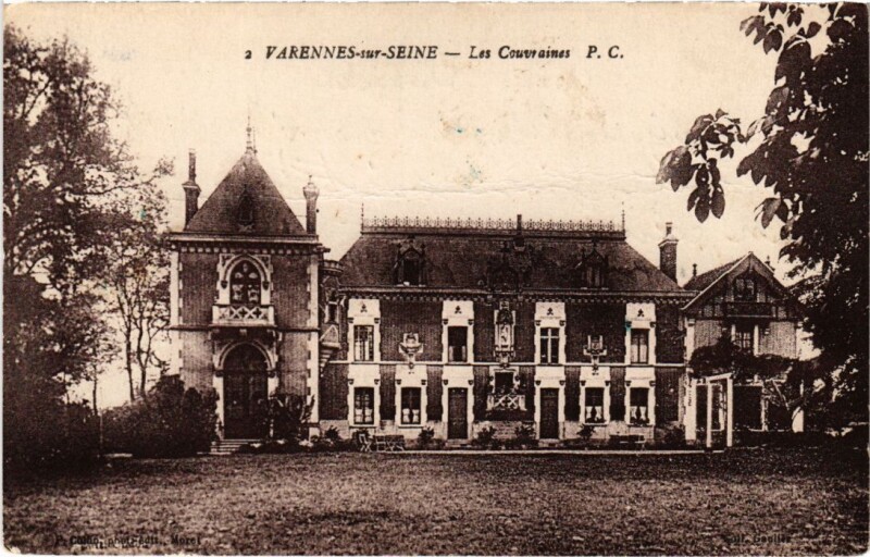 Carte postale ancienne Varennes-sur-Seine Les Couvraines à Varennes-sur-Seine