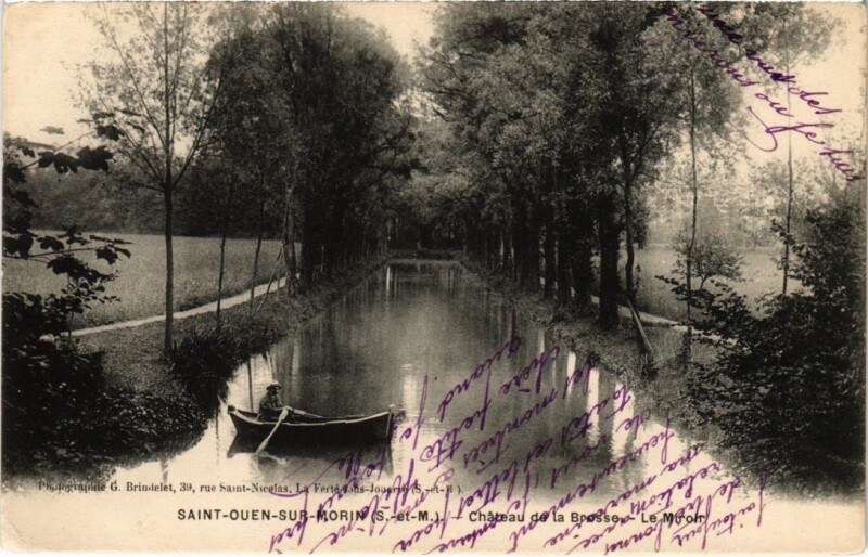 Carte postale ancienne Saint-Ouen-sur-Morin Chateau de la Brosse - Le Miroir à Saint-Ouen-sur-Morin