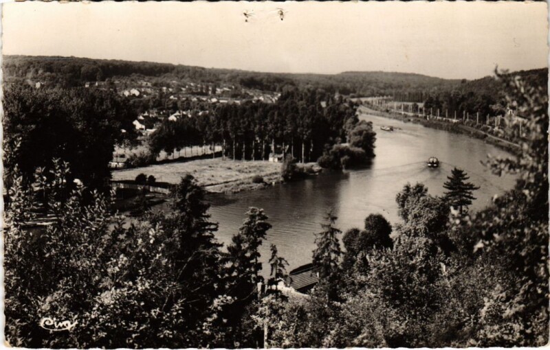 Carte postale ancienne Thomery La Plage à Thomery