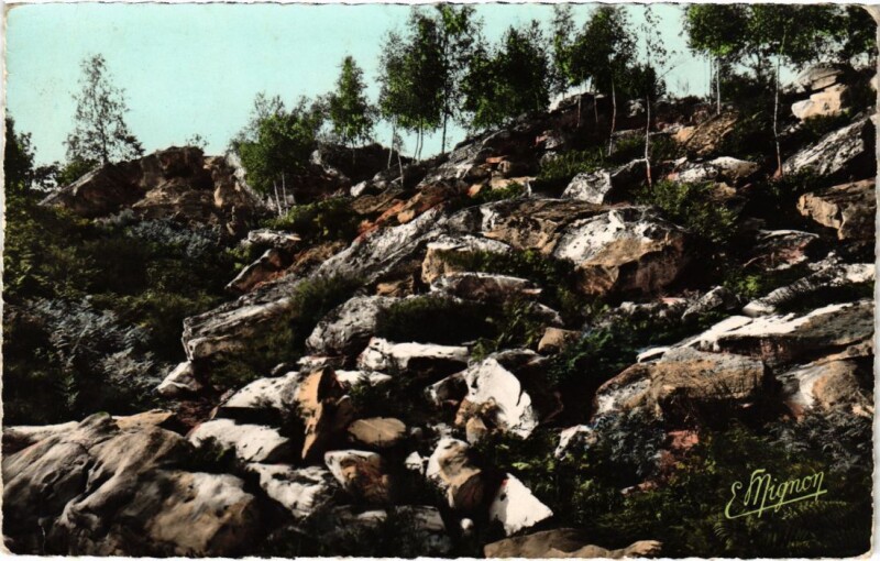 Carte postale ancienne Le Vaudoue Les Roches