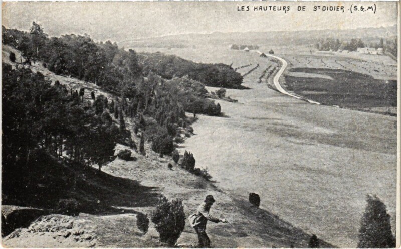 Carte postale ancienne Les Hauteurs de Saint-Didier