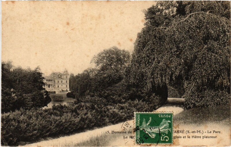 Carte postale ancienne Park Scene