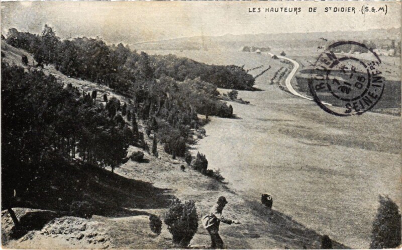 Carte postale ancienne Les Hauteurs de Saint-Didier
