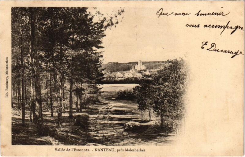 Carte postale ancienne Nanteau-sur-Essonne pres Malesherbes - Vallee de l'Essonnes à Nanteau-sur-Essonne