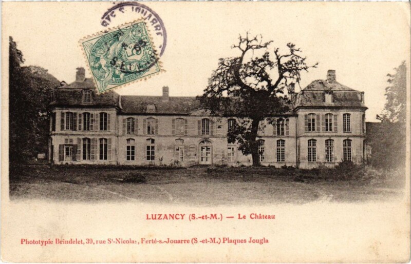 Carte postale ancienne Luzancy Le Chateau à Luzancy