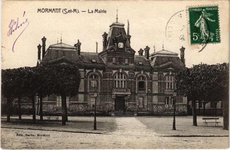 Carte postale ancienne Mormant La Marie à Mormant