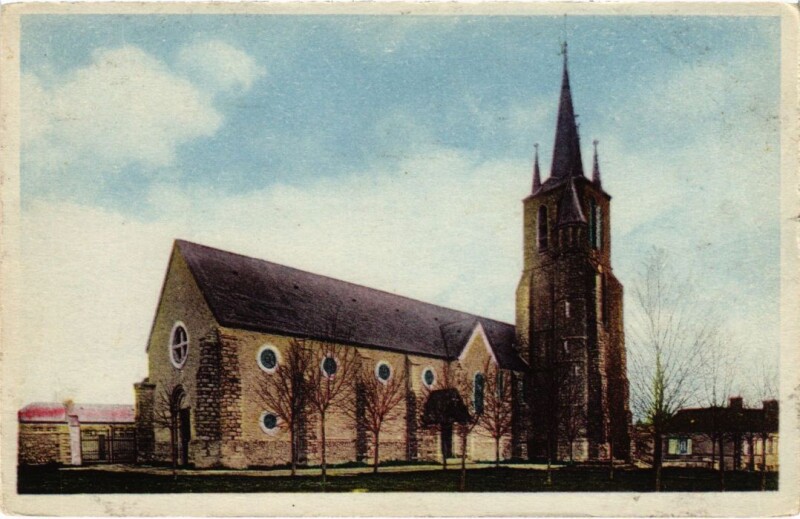 Carte postale ancienne Lorrez-le-Bocage L'Eglise