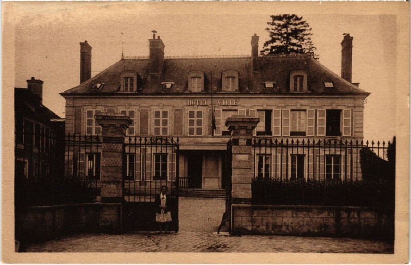 Carte postale ancienne Gretz-Armainvilliers L'Hotel de Ville à Gretz-Armainvilliers