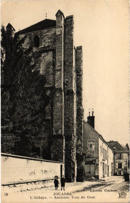 Carte postale ancienne Jouarre L'Abbaye - Ancienne Tour du Guel à Jouarre