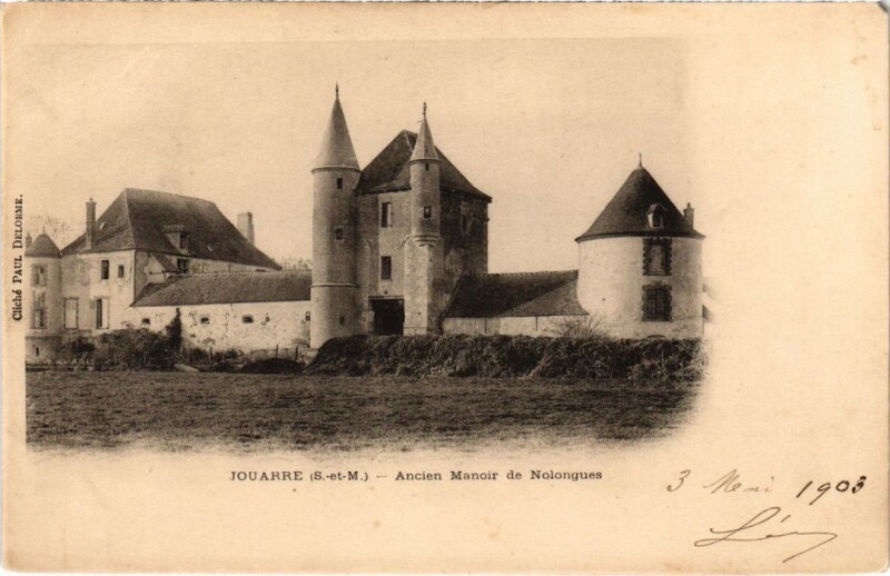 Carte postale ancienne Jouarre Ancien Manoir de Nolongues à Jouarre