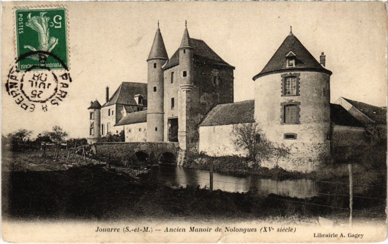 Carte postale ancienne Jouarre Ancien Manoir de Nolongues à Jouarre