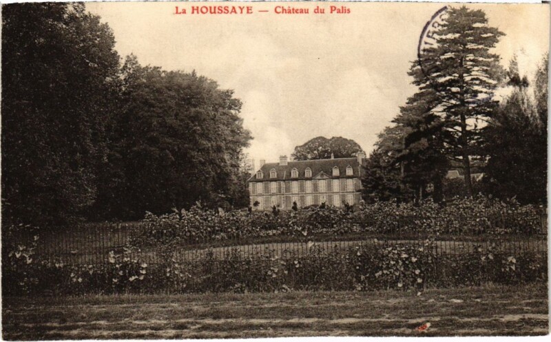 Carte postale ancienne La Houssaye-en-Brie Chateau du Palis à La Houssaye-en-Brie