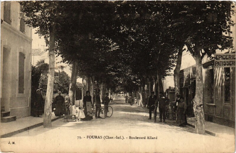Carte postale ancienne Fouras (Char.-Inf) - Boulevard Allard à Fouras