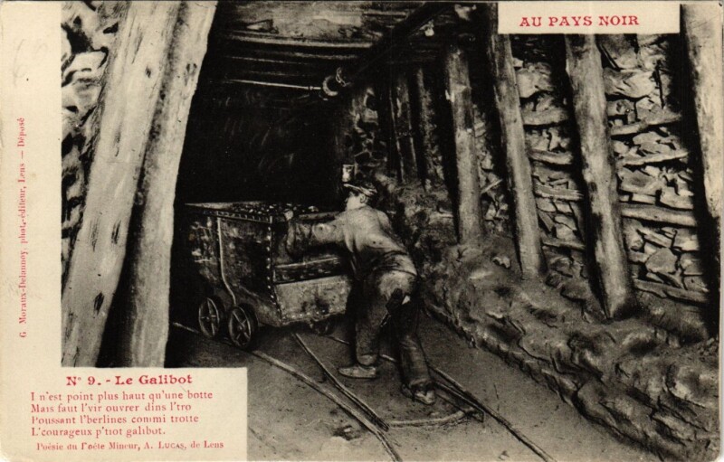Carte postale ancienne Au Pays Noir - Le Gabiot