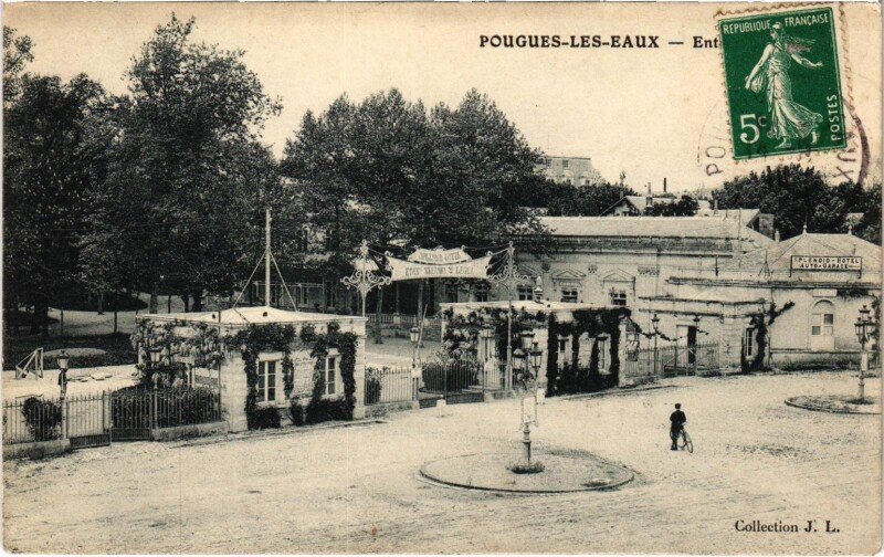 Carte postale ancienne Pougues-les-Eaux Nievre à Pougues-les-Eaux