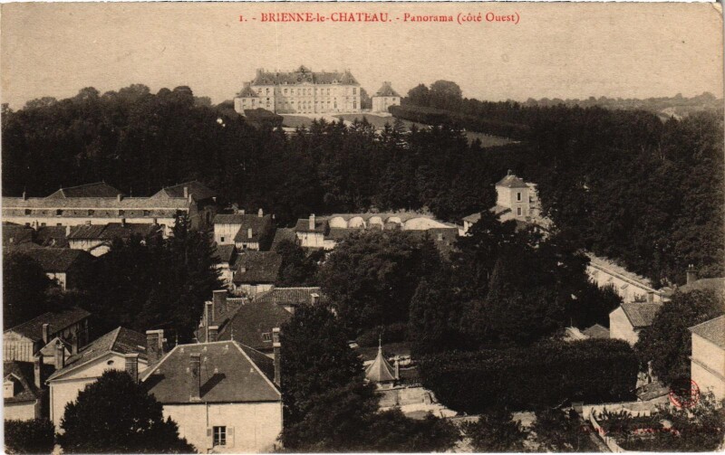 Carte postale ancienne Brienne-le-Chateau Aube