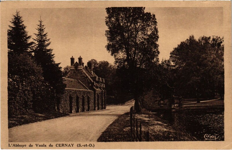 Carte postale ancienne L'Abbaye de Vaux de Cernay