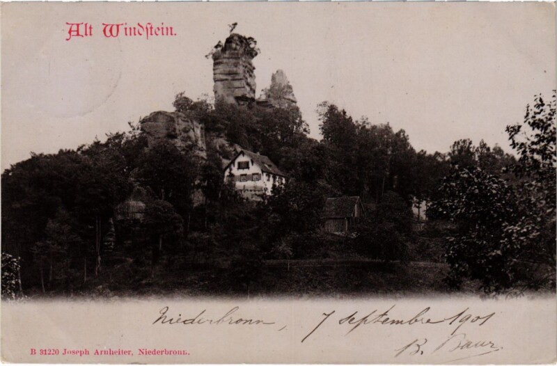 Carte postale ancienne Alt Windftein
