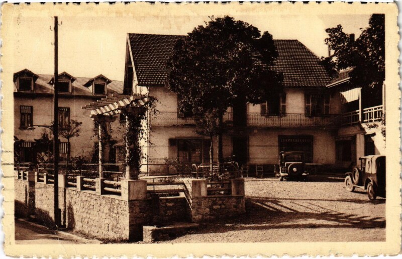 Carte postale ancienne Hauteville - Pension Suzanne
