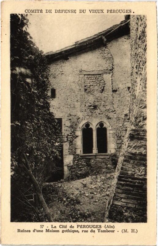 Carte postale ancienne La cité de Perouges