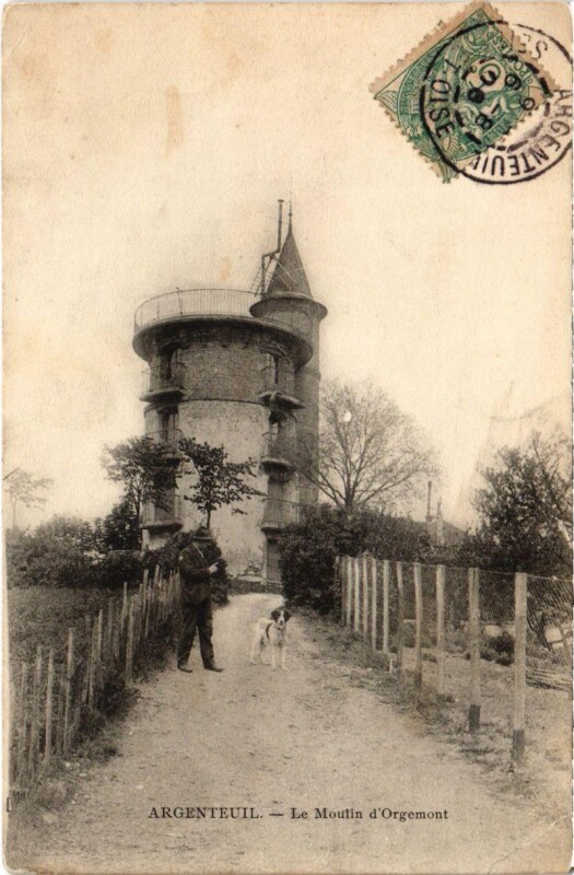 Carte postale ancienne Argenteuil - Le Moulin d'Orgemont à Argenteuil