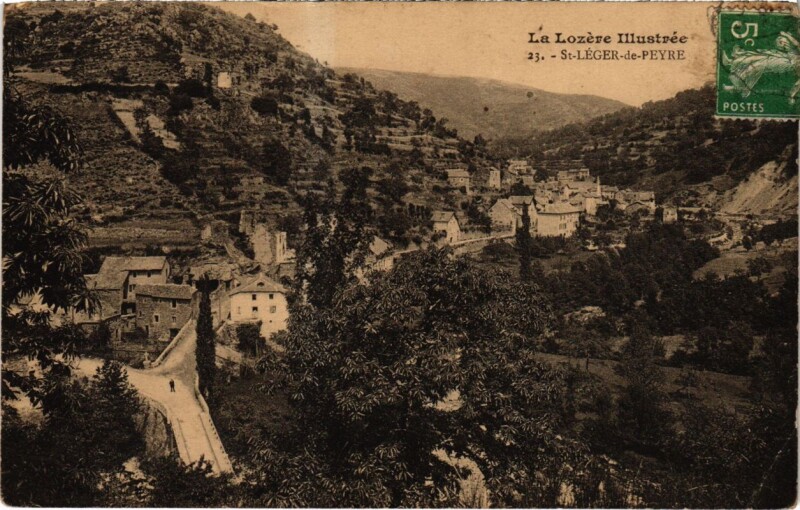 Carte postale ancienne La Lozere Illustrée - Saint-Leger-de-Peyre