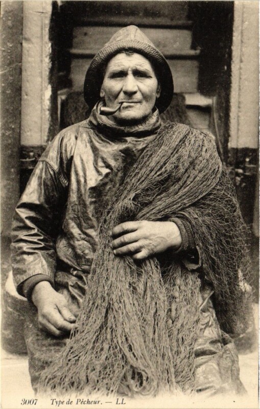 Carte postale ancienne Type de Pécheur