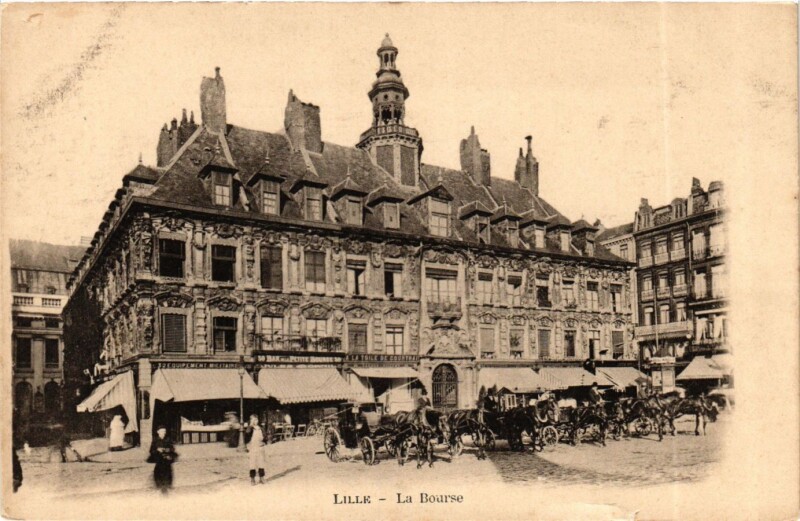 Carte postale ancienne Nord Lille La Bourse à Lille