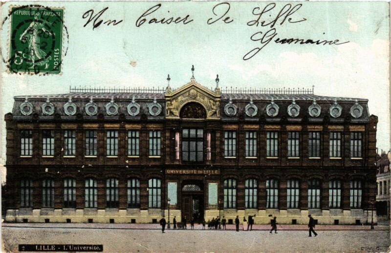 Carte postale ancienne Nord Lille L'Université à Lille