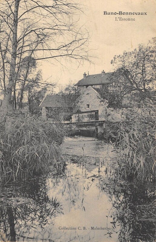 Carte postale ancienne Buno Bonneveaux L'Essonne