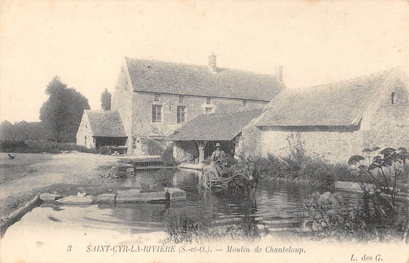 Carte postale ancienne Saint Cyr La Riviere Moulin De Chanteloup