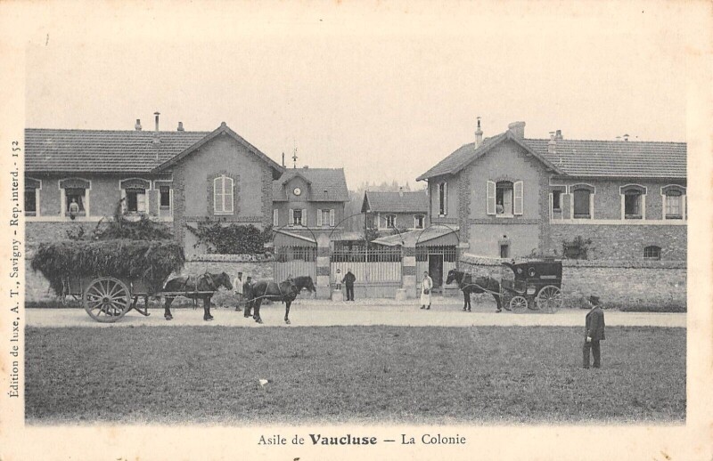 Carte postale ancienne Asile De Vaucluse La Colonie