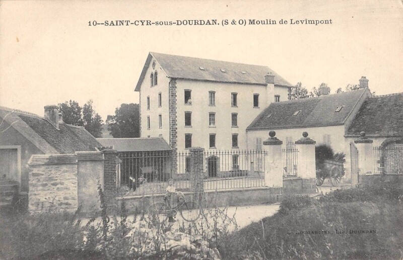 Carte postale ancienne Saint Cyr Sous Dourdan Moulin De Levimport à Dourdan