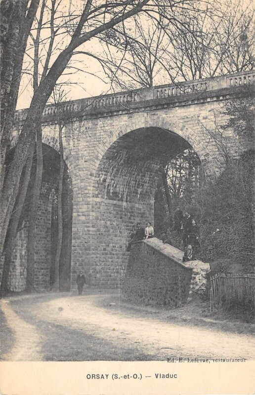 Carte postale ancienne Orsay Viaduc à Orsay