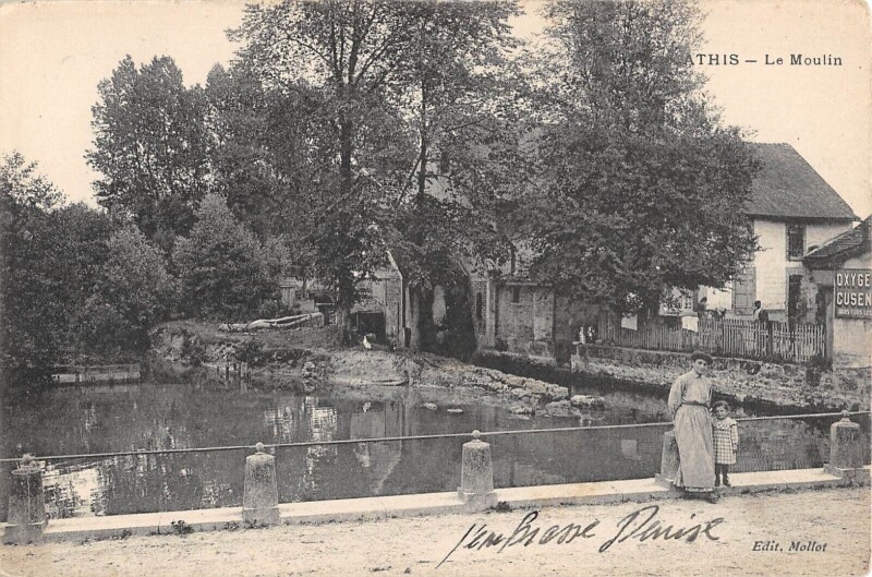 Carte postale ancienne Athis Mons Le Moulin à Athis-Mons