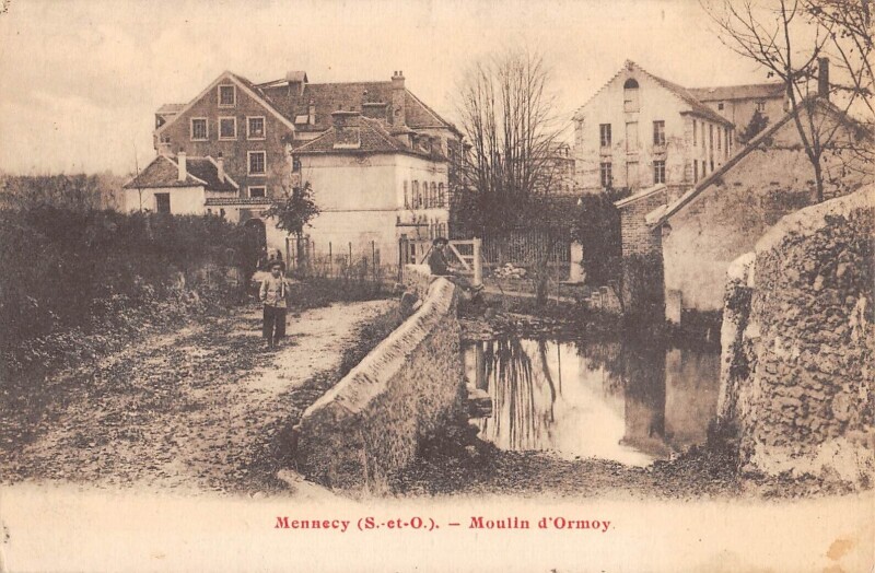 Carte postale ancienne Mennecy Moulin D'Ormoy à Mennecy