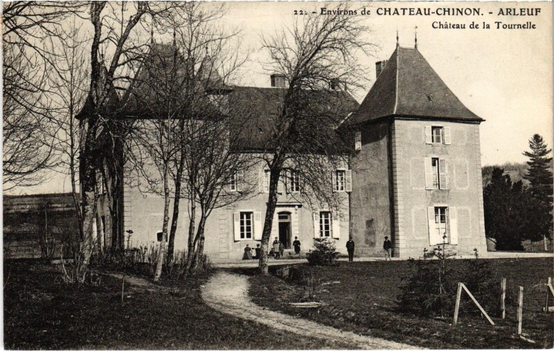 Carte postale ancienne Env. de Chateau-Chinon Nievre