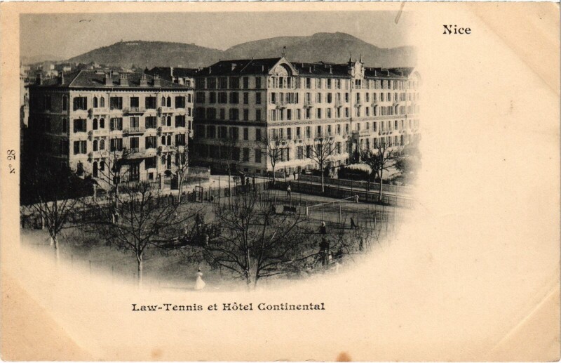 Carte postale ancienne Nice Law-tennis Alpes-Maritimes